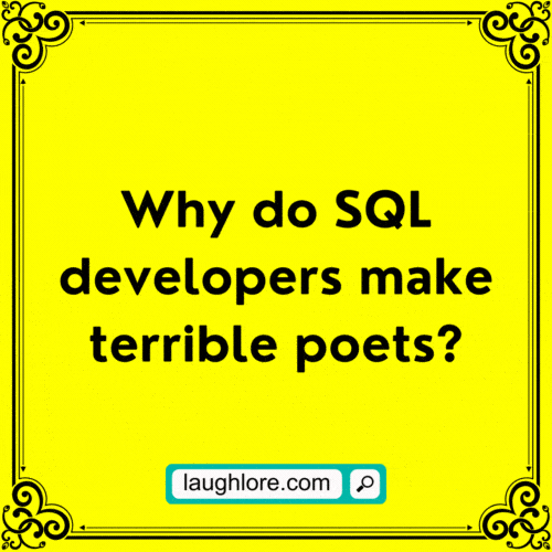 SQL Joke 9