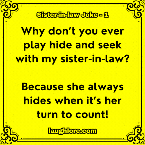 Sister in law Joke 1