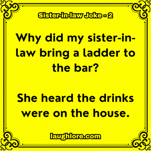 Sister in law Joke 2