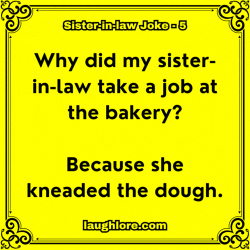 Sister in law Joke 5