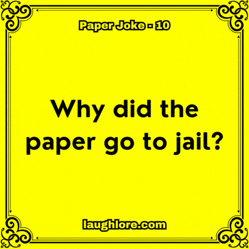 Paper Joke 10