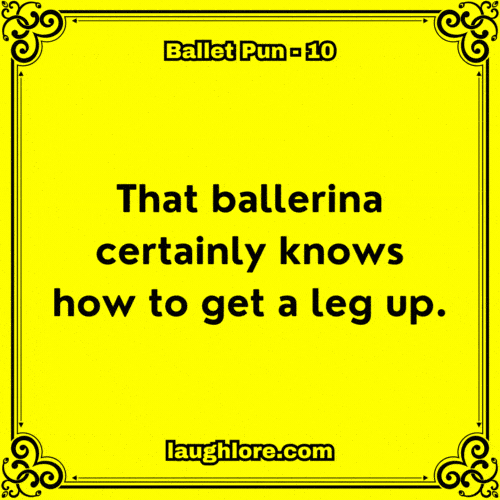 Ballet Pun 10