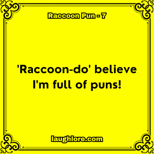 Raccoon Pun 7