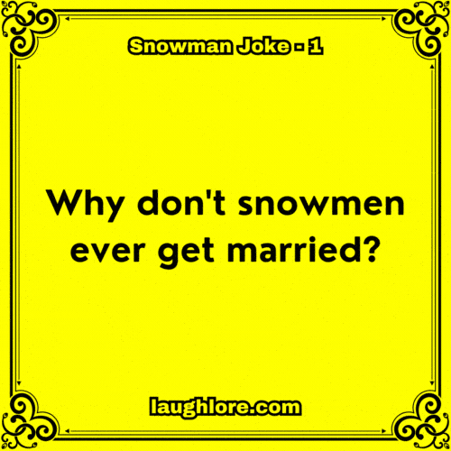 Snowman Joke 1