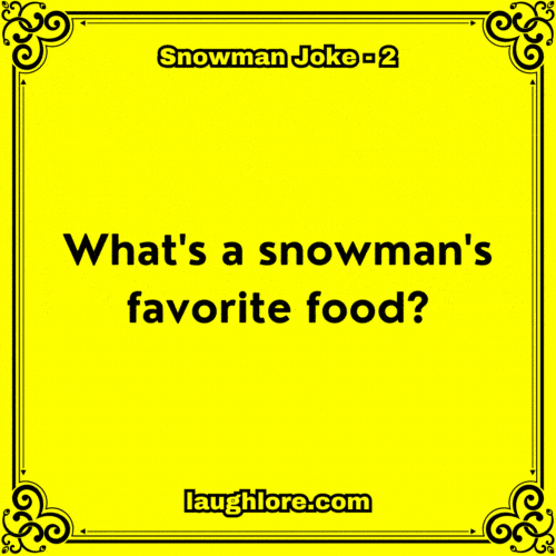 Snowman Joke 2