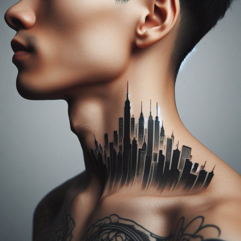 30 Unique Neck Tattoo Ideas for Men with Deep Meanings 🌟: Unleash Your ...