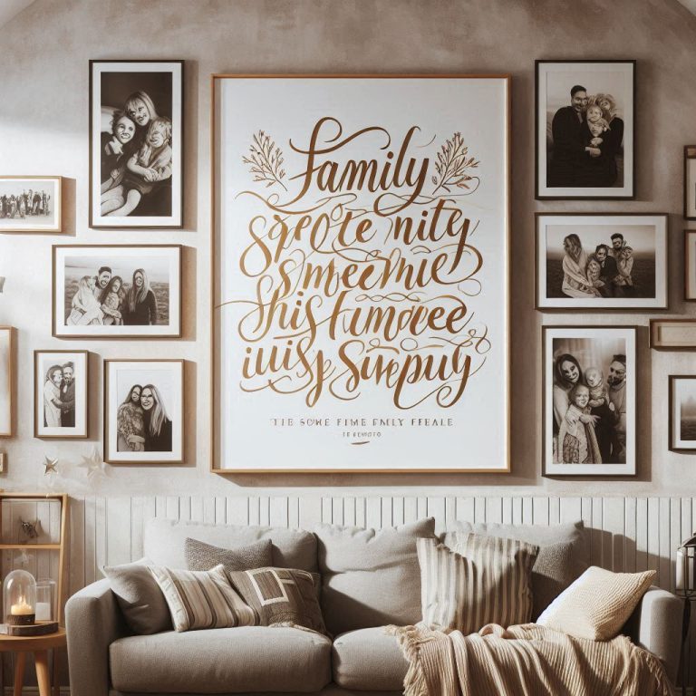 17+ Family Wall Decor Ideas You’ll Want to Copy Right Now 💡